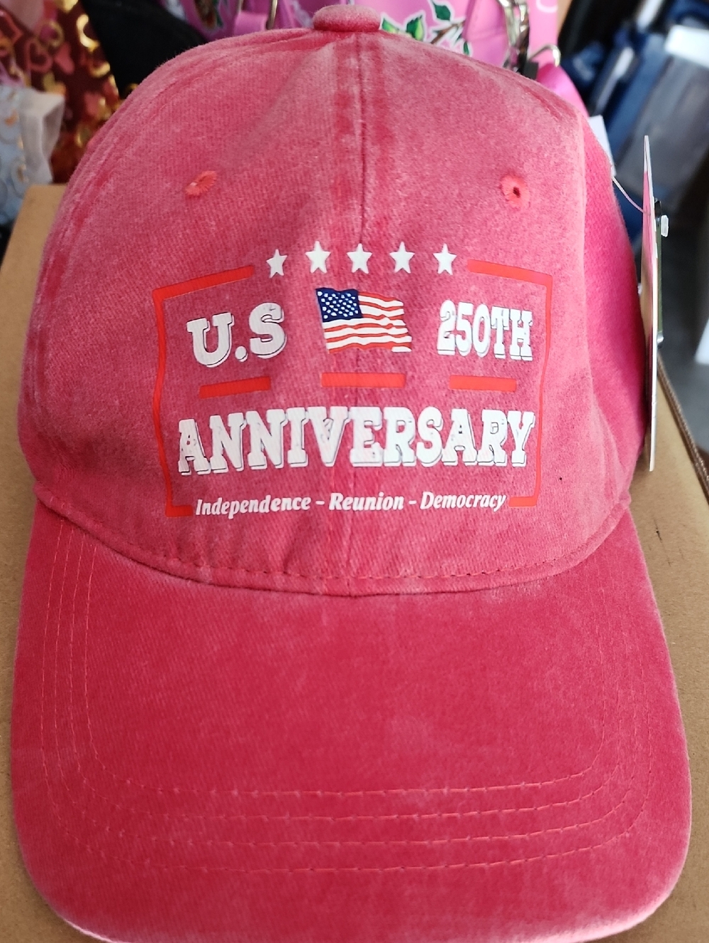 U.S. 250th Anniversary Red Baseball Cap